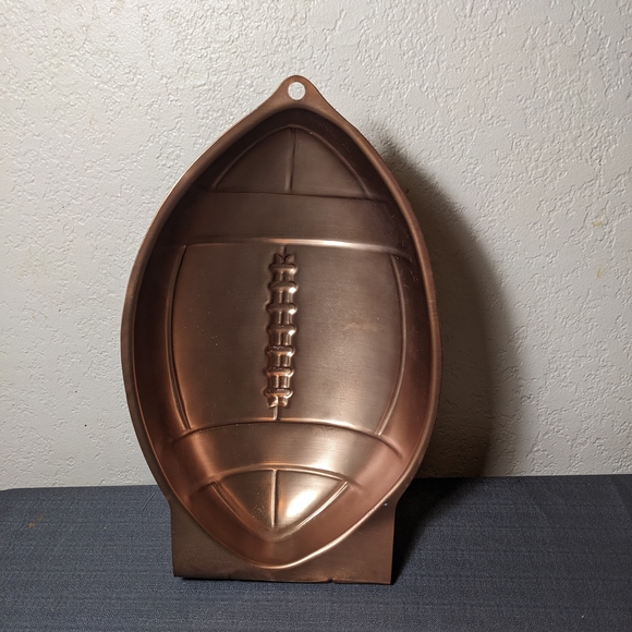 Copper Football Shaped Baking Mold - Picture 1 of 7